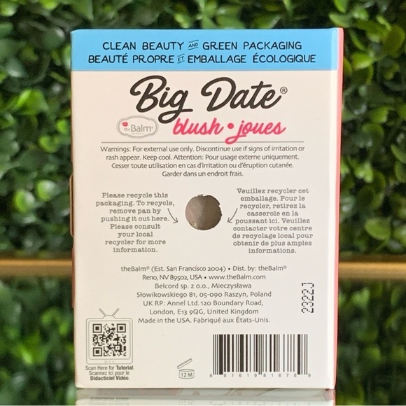 theBalm BIG DATE Blush | NEW | Full Size | The Balm | Mauve Pink - Picture 13 of 15
